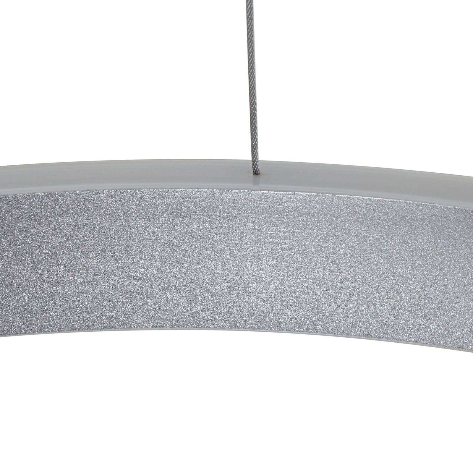 LED pendellampe Yonam dimbar CCT aluminium Ø60 cm lysmodus varm hvit
