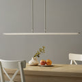 LED pendellampe Zelena dimbar CCT 122 cm stål forfra