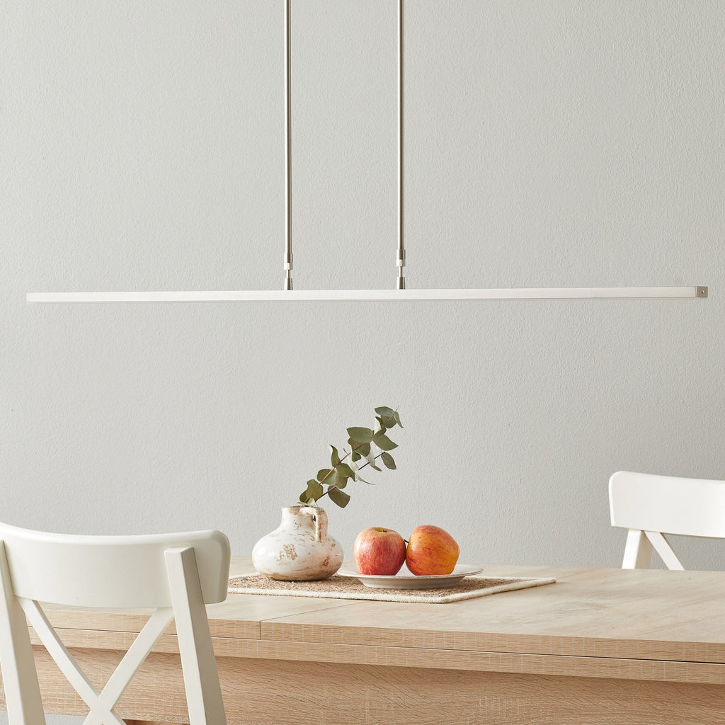 LED pendellampe Zelena dimbar CCT 122 cm stål bakside