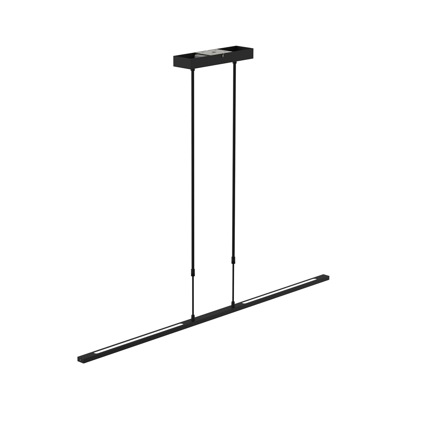 LED pendellampe Zelena svart dimbar montert i rom
