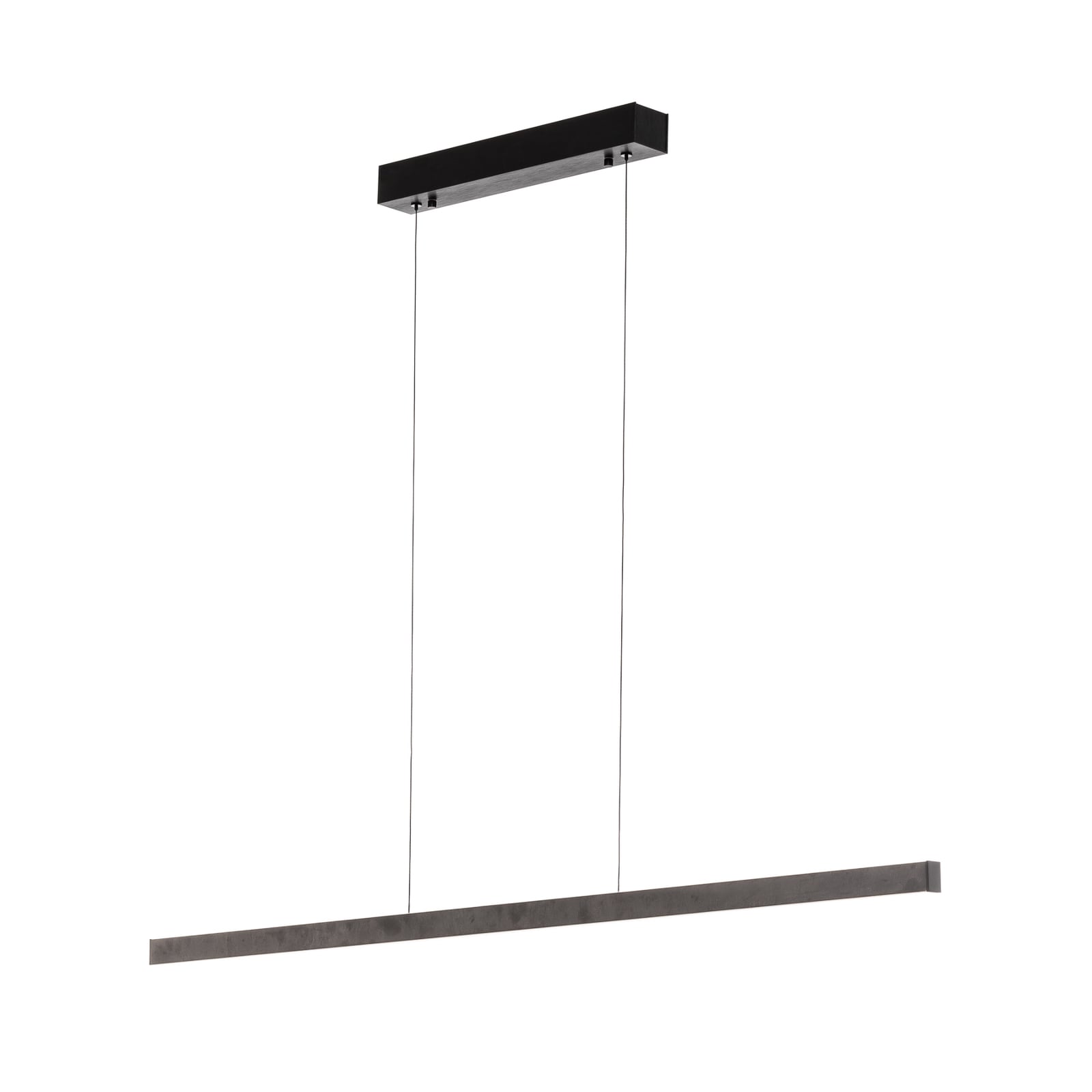 LED pendellampe Zino skifergrå dimbar 114 cm 42W detalj av skifermateriale