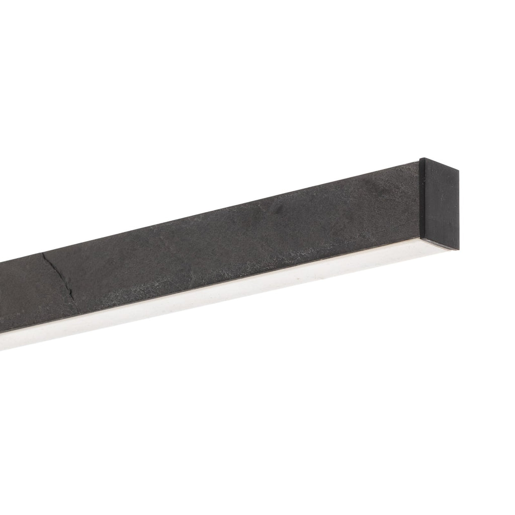 LED pendellampe Zino skifergrå dimbar 114 cm 42W opplyst i rom