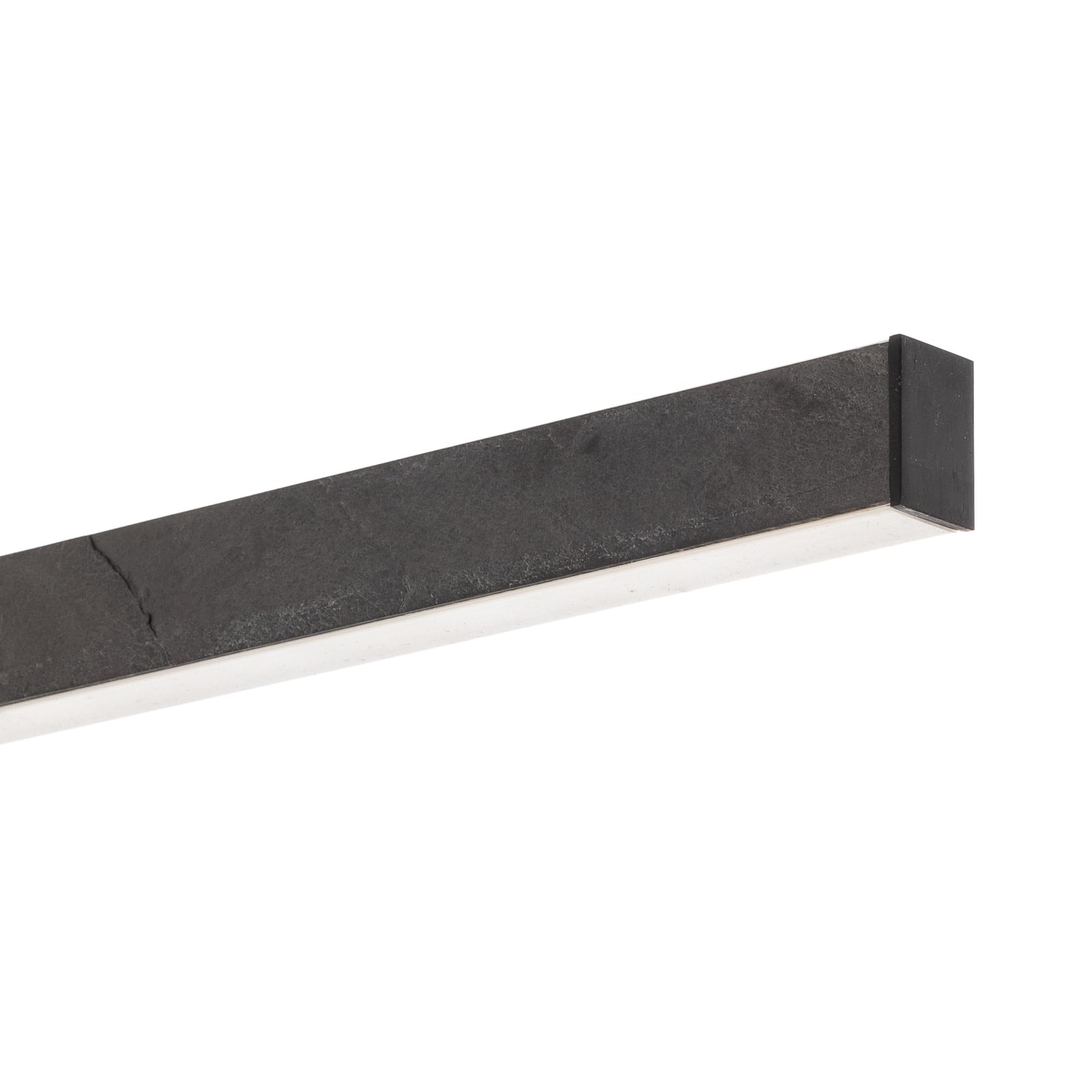 LED pendellampe Zino skifergrå dimbar 114 cm 42W opplyst i rom