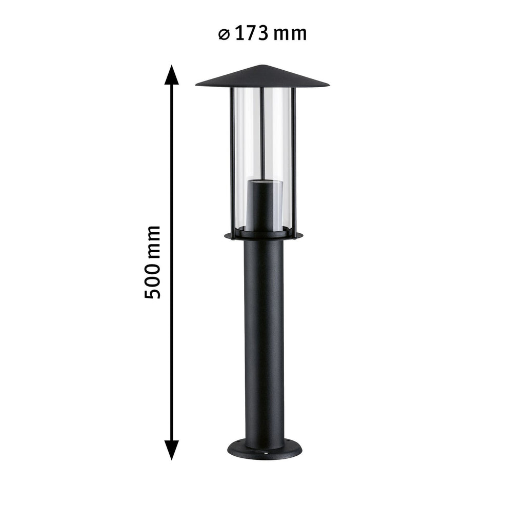 LED pullertlys Classic glass E27 2200K 50 cm IP44 Paulmann nærbilde