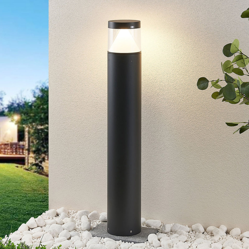 LED pullertlys Darja antrasitt aluminium 100 cm IP54 forfra