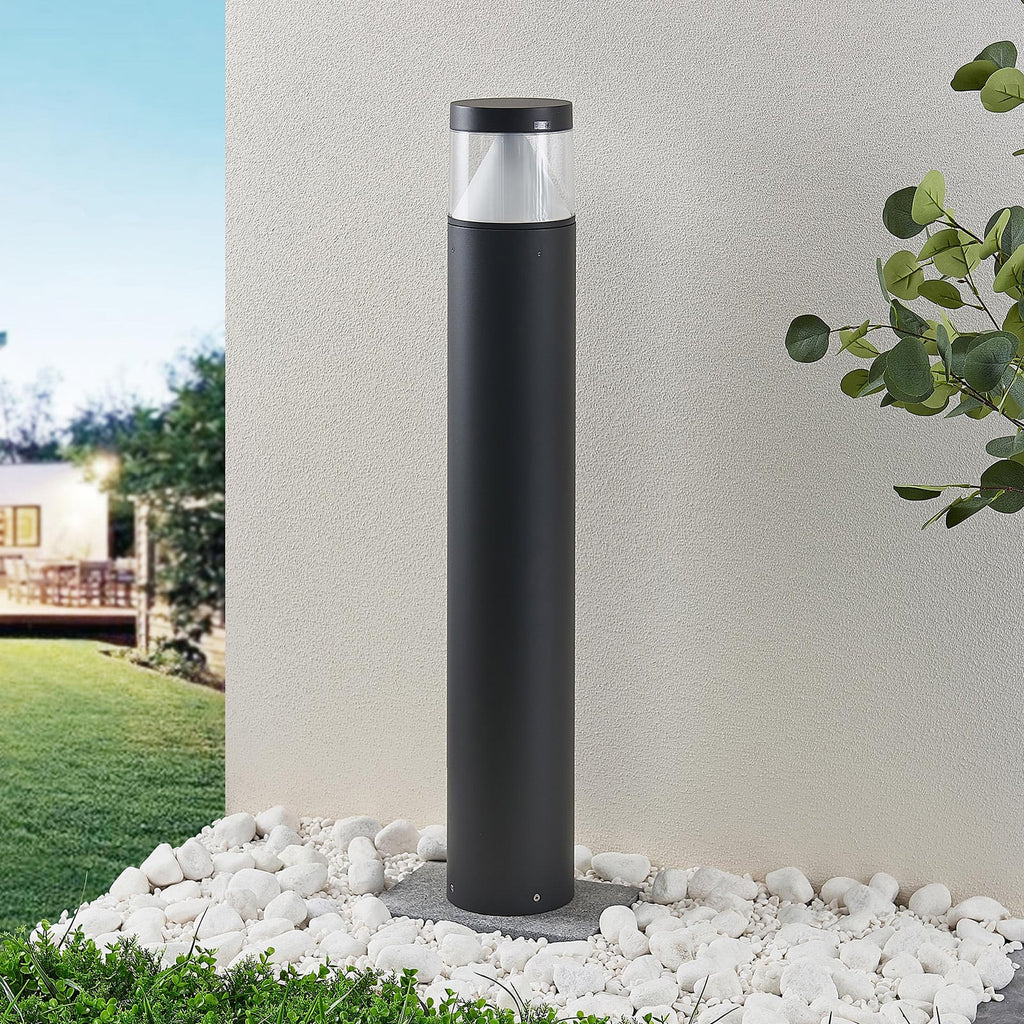 LED pullertlys Darja antrasitt aluminium 100 cm IP54 bakside