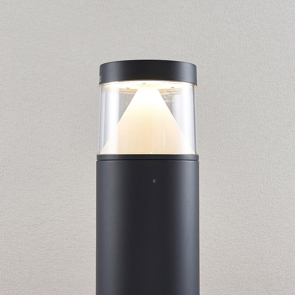LED pullertlys Darja antrasitt aluminium 100 cm IP54 sideprofil