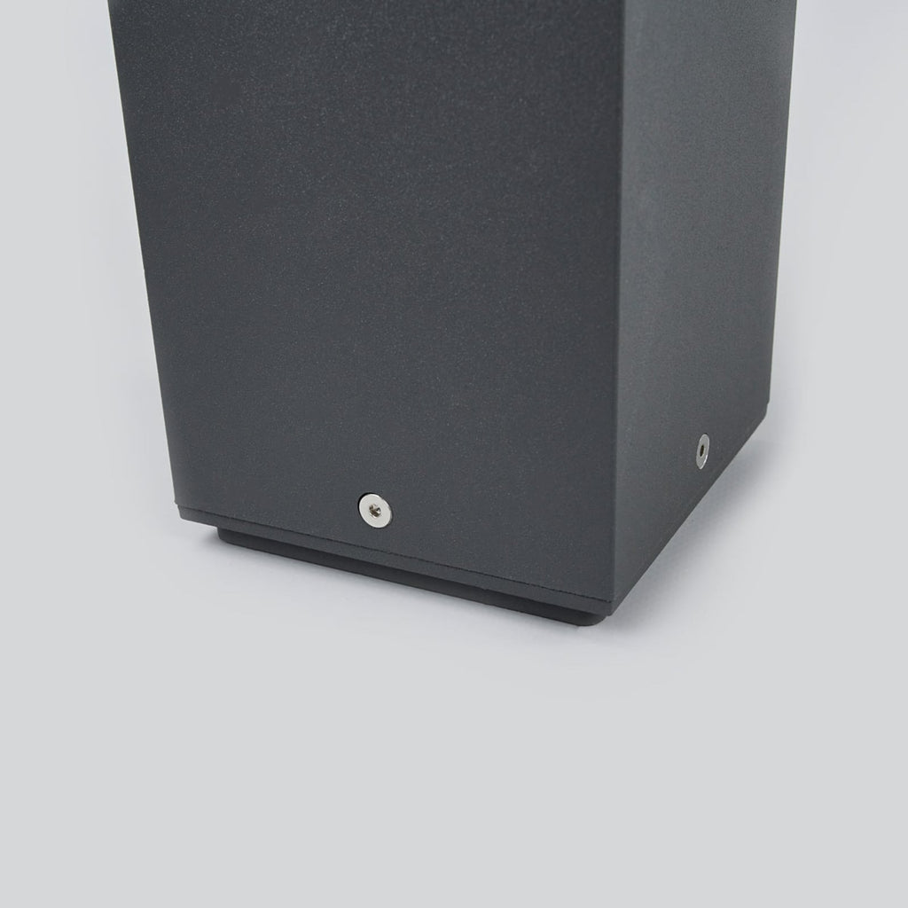 LED pullertlys Egon grafittgrå aluminium 90 cm IP54 lysdetalj