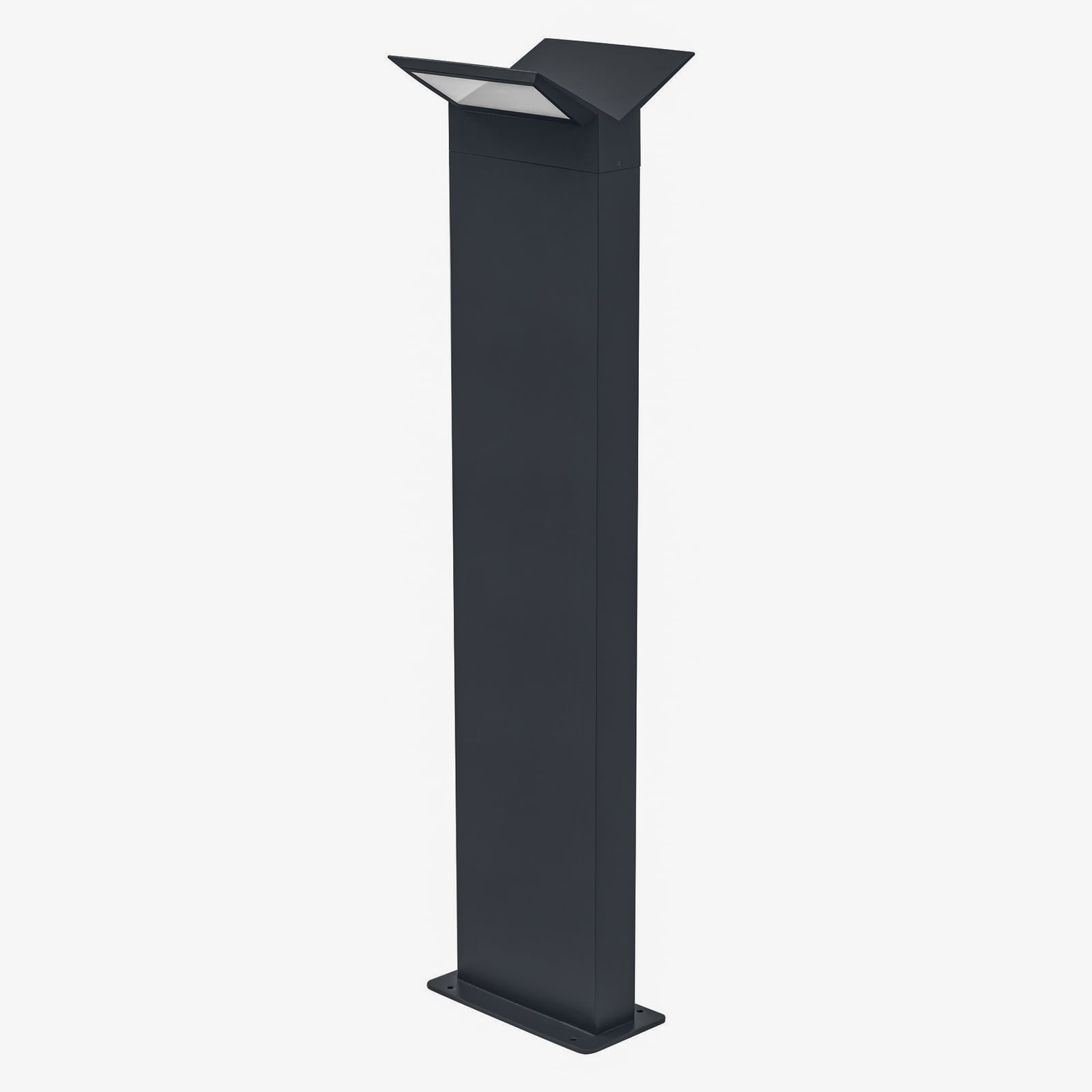 LED pullertlys Endura Style Bat 80 cm mørkegrå forfra