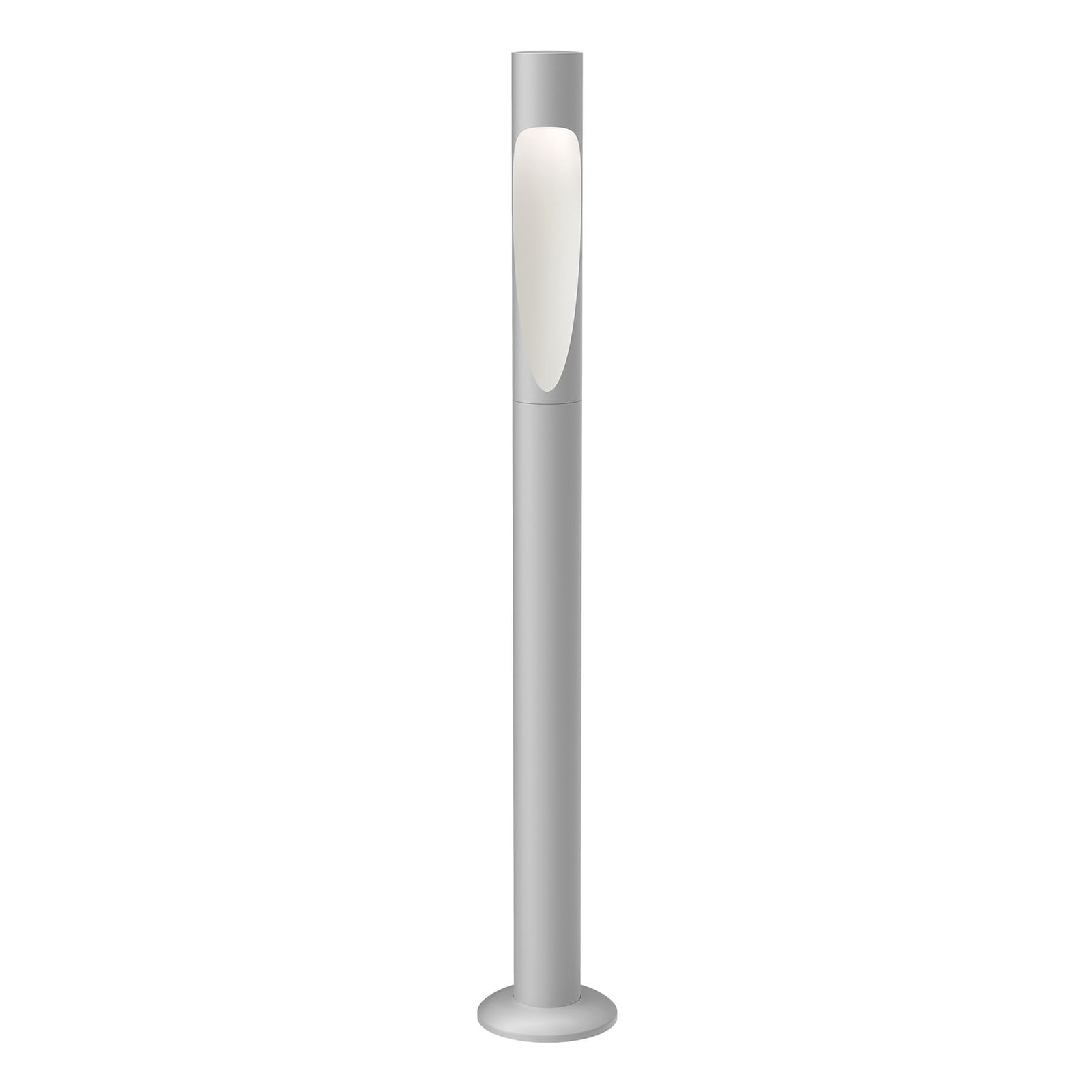 LED pullertlys Flindt Garden aluminium 70 cm IP44 24V fra Louis Poulsen sett forfra