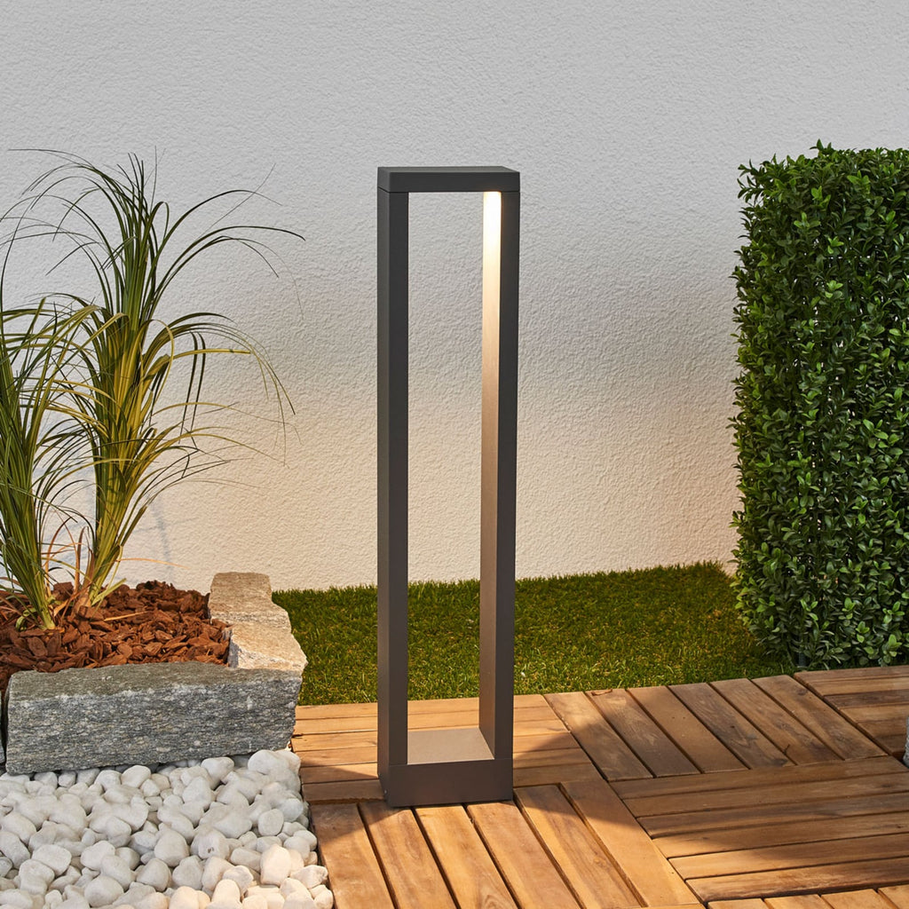 LED pullertlys Jupp 4-er sett antrasitt 60 cm bakside