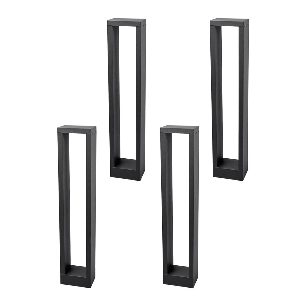 LED pullertlys Jupp 4-er sett antrasitt 60 cm front