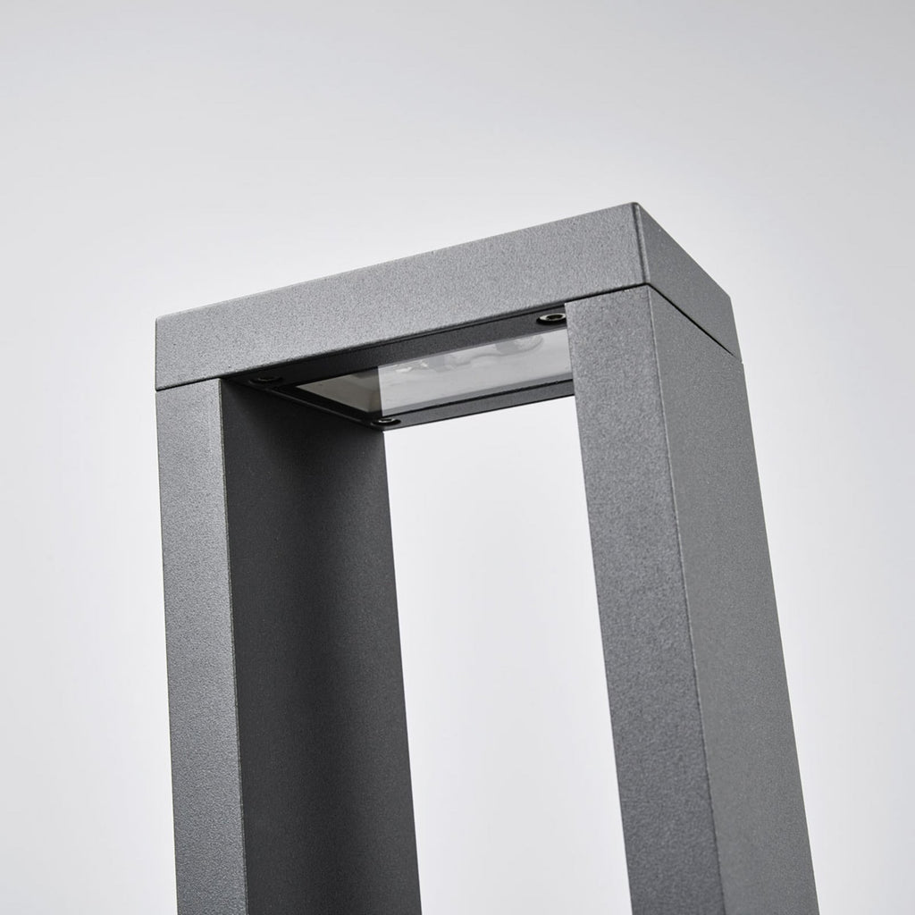 LED pullertlys Jupp antrasitt aluminium 90 cm IP54 med grafitgrå overflate