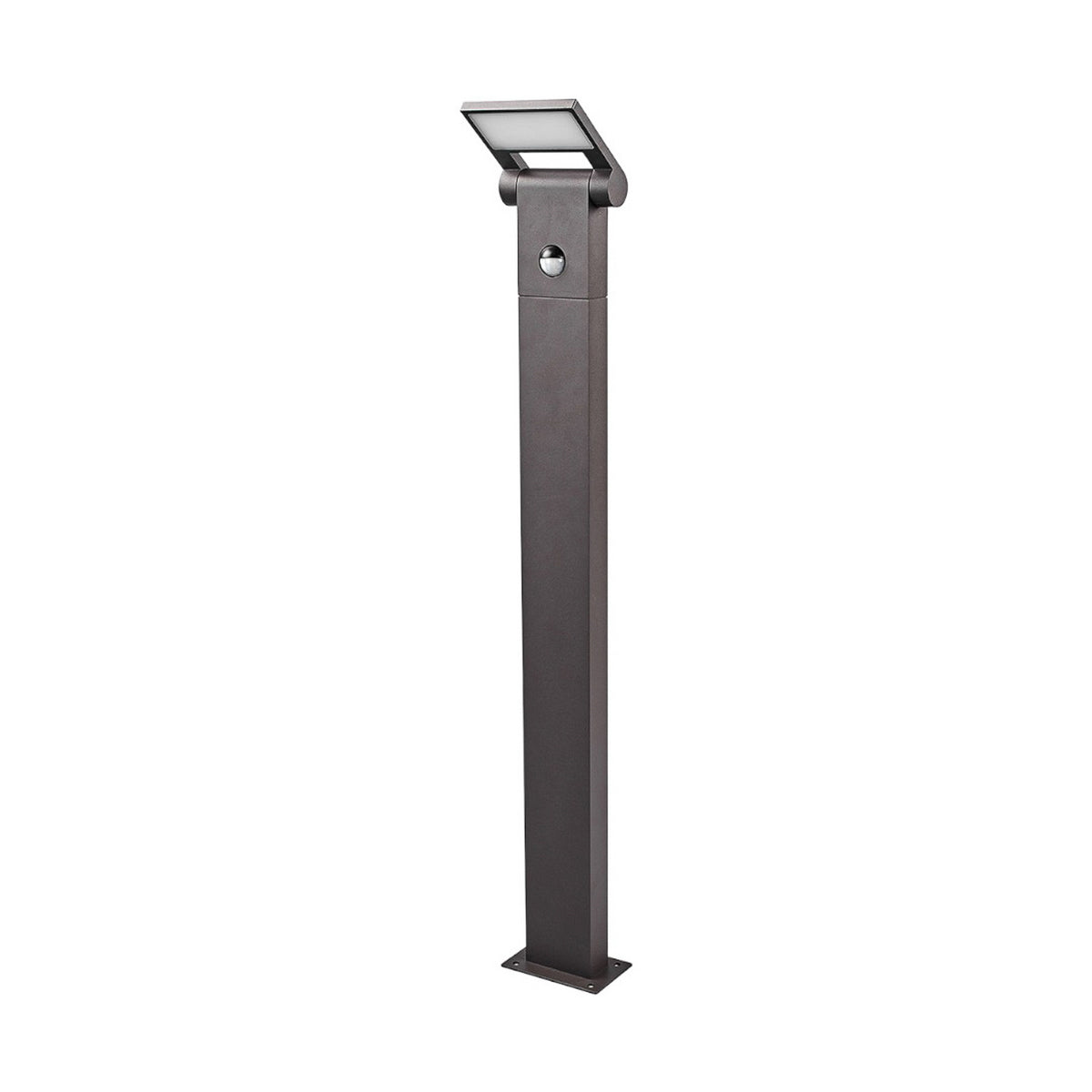 Montert LED pullertlys Marius med bevegelsessensor 80 cm grafitt i uteområde