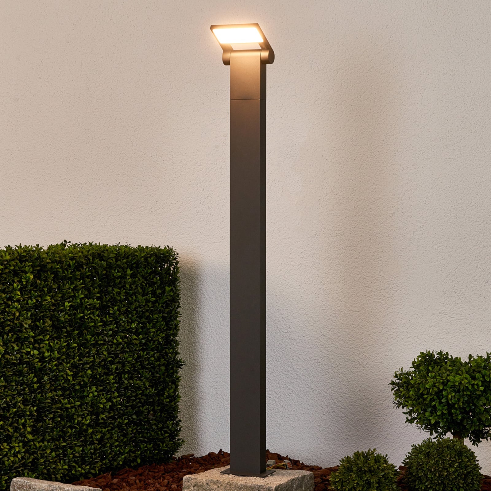 LED pullertlys Marius grafitt 100 cm IP54 forfra
