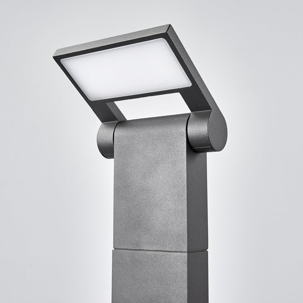 LED pullertlys Marius grafitt 100 cm IP54 montert utendørs