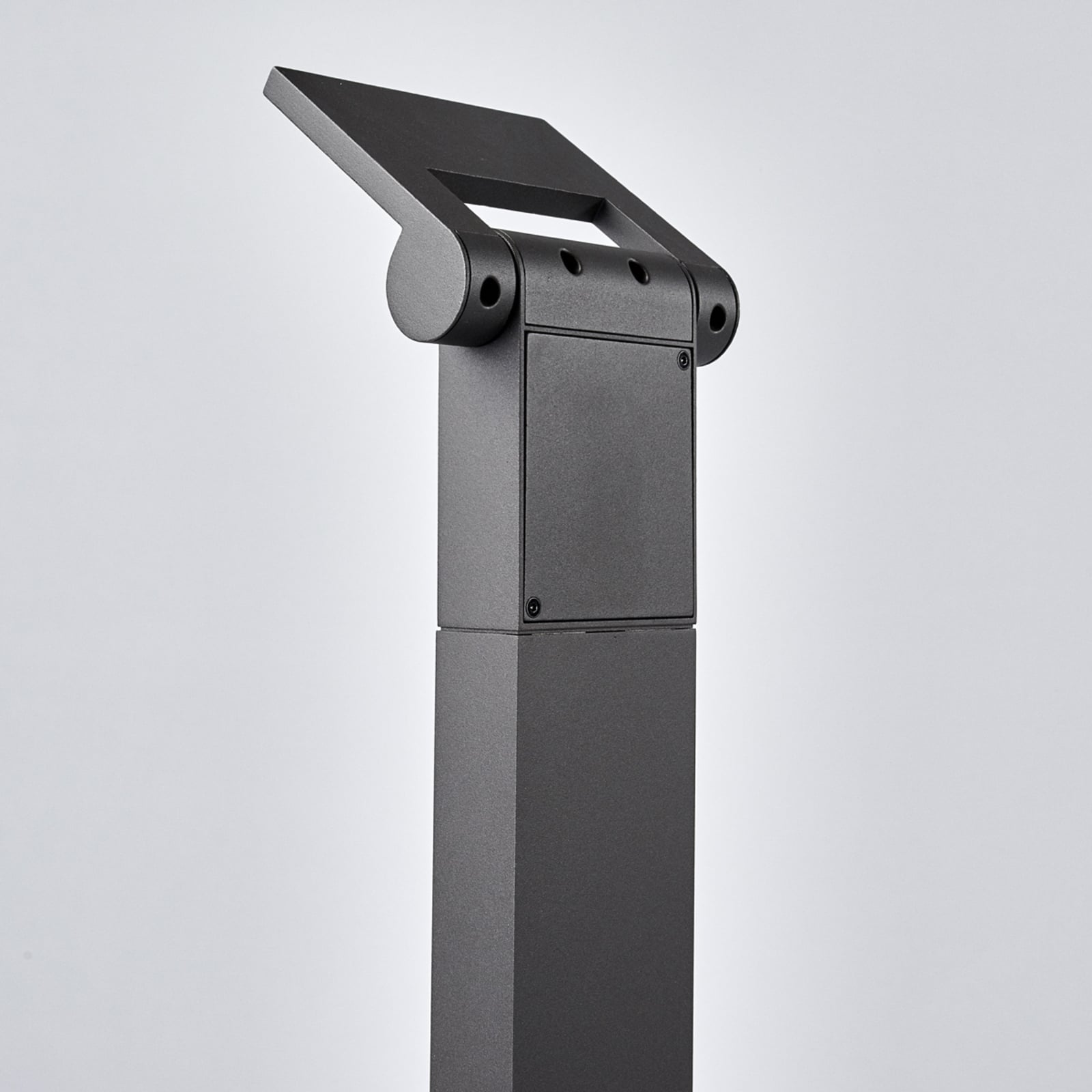 LED pullertlys Marius grafitt 100 cm IP54 nærbilde av lampehode
