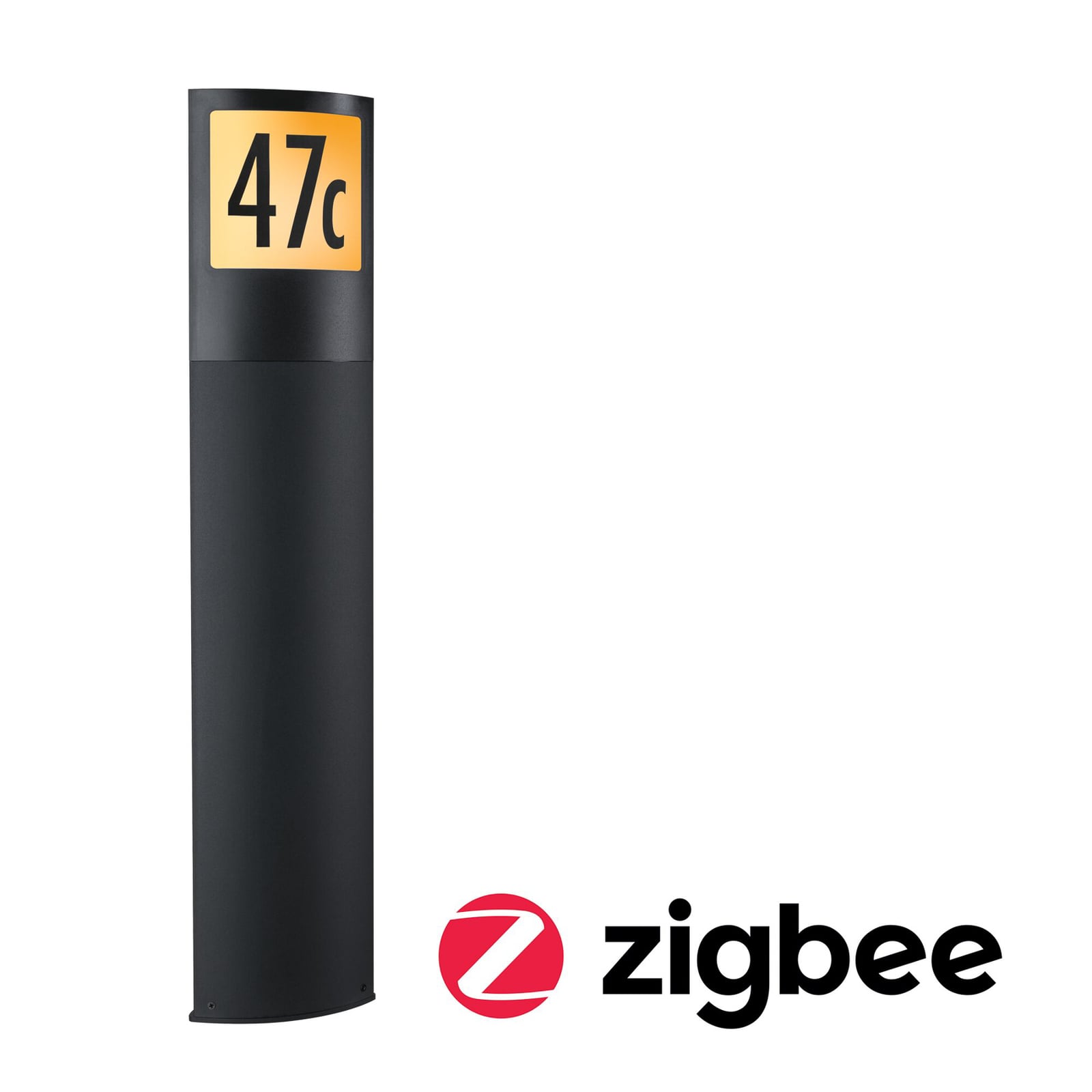 LED pullertlys Padea med bevegelsessensor Zigbee IP44 Paulmann forfra