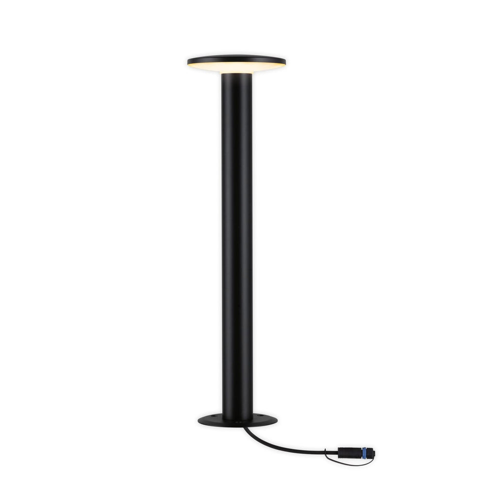 LED pullertlys Plate dimbar antrasitt 2200K IP44 Paulmann bakside