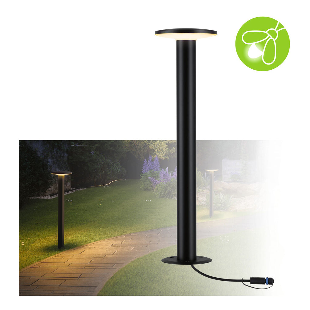 LED pullertlys Plate dimbar antrasitt 2200K IP44 Paulmann montert