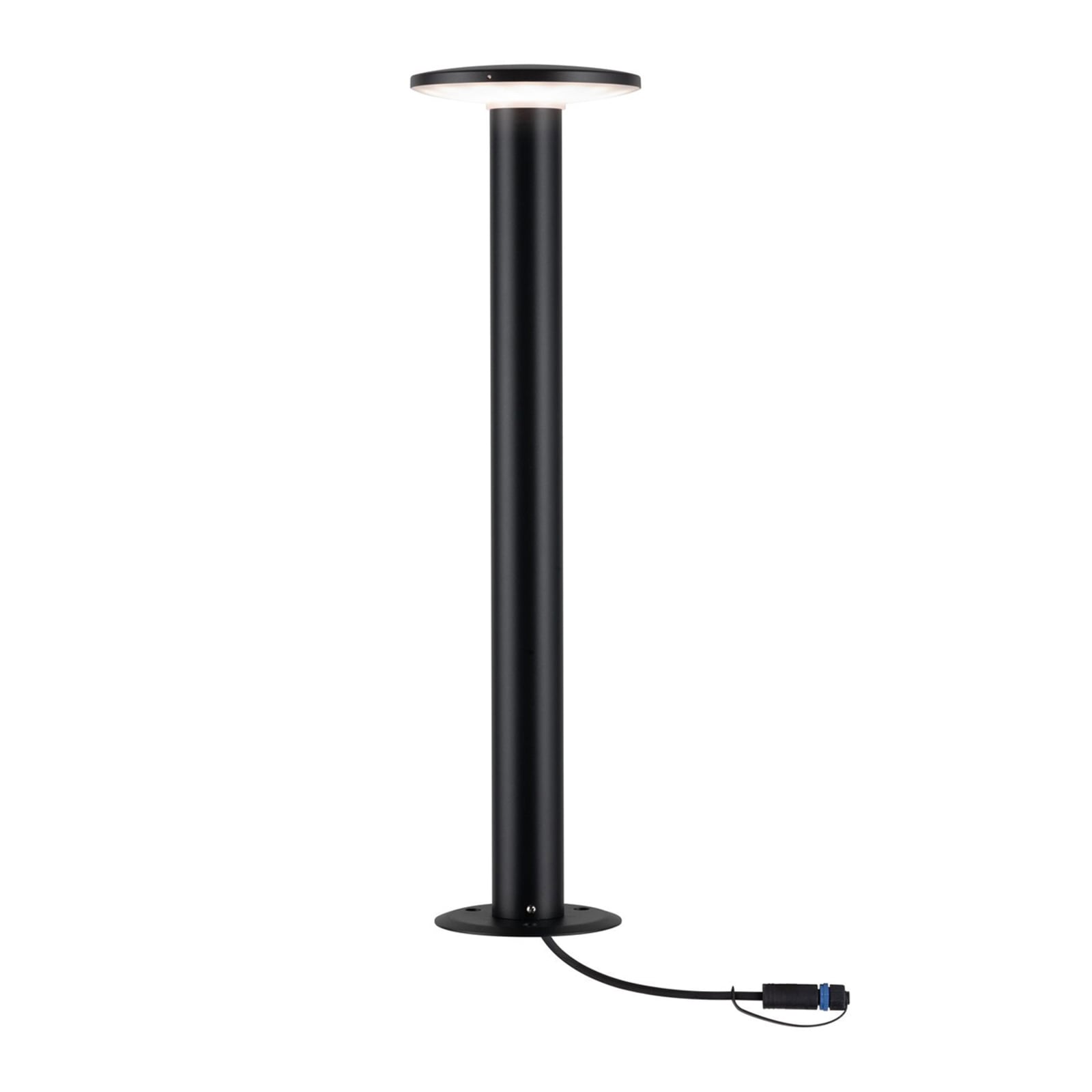 LED pullertlys Plate dimbar antrasitt 60 cm IP44 Paulmann forfra