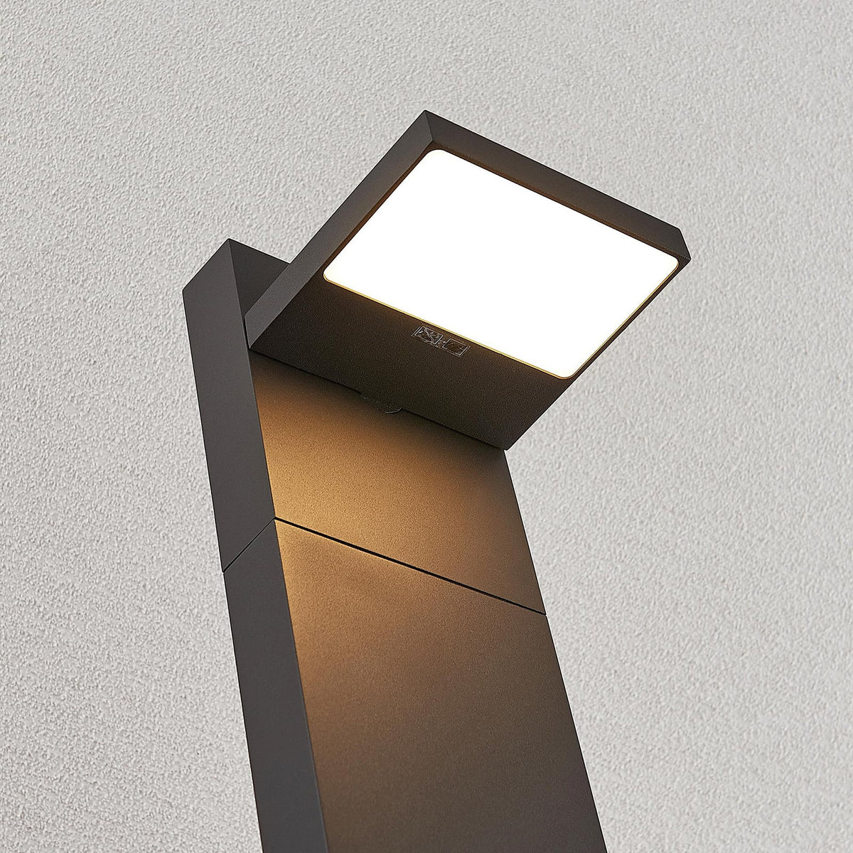 LED pullertlys Silvan grafitt aluminium lampehode justering