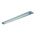 LED rasterarmatur 444 G13/T8 sølv 2x18W 4000K front