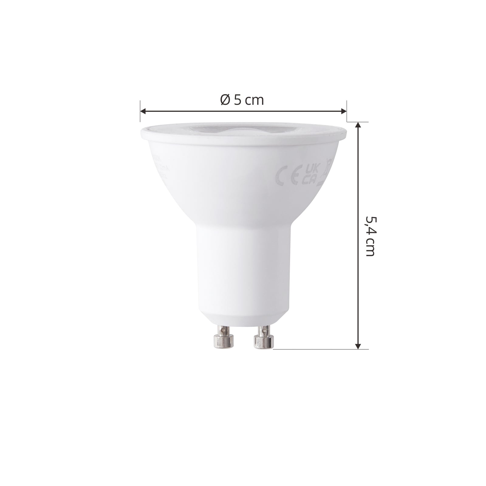 Detalj av LED-reflektor GU10 2W 4000K nøytralhvit 360 lm hvit Arcchio