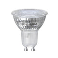 LED reflektor GU10 4,8W 3000K 450lm dimbar Ra90 klar forfra