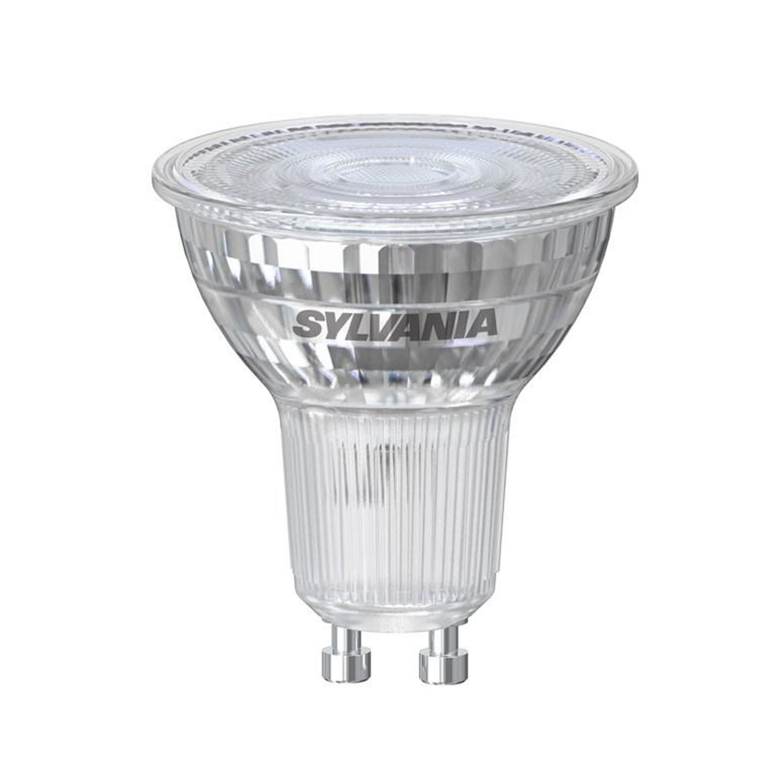 LED reflektor GU10 4,8W 3000K 450lm dimbar Ra90 klar forfra