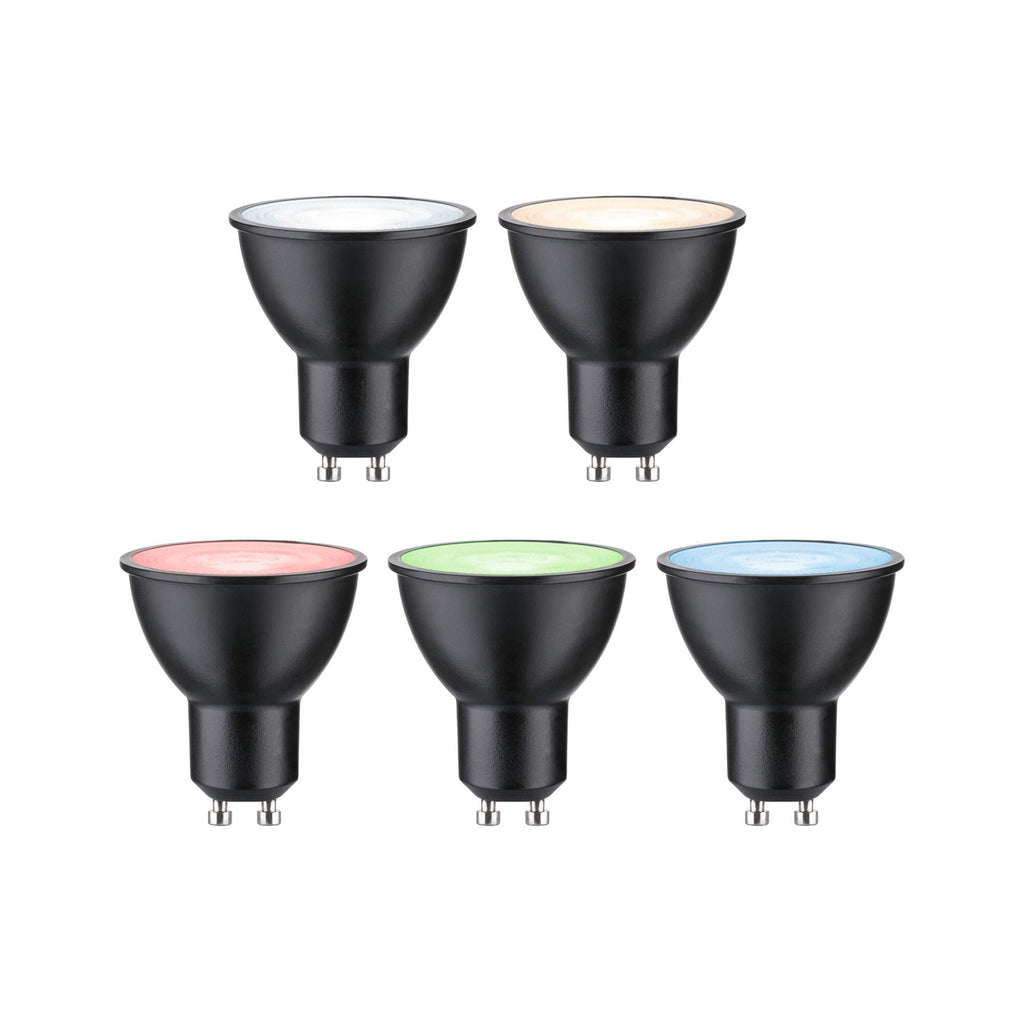 LED reflektor GU10 4,8W 350lm Zigbee RGBW detalj av lampe