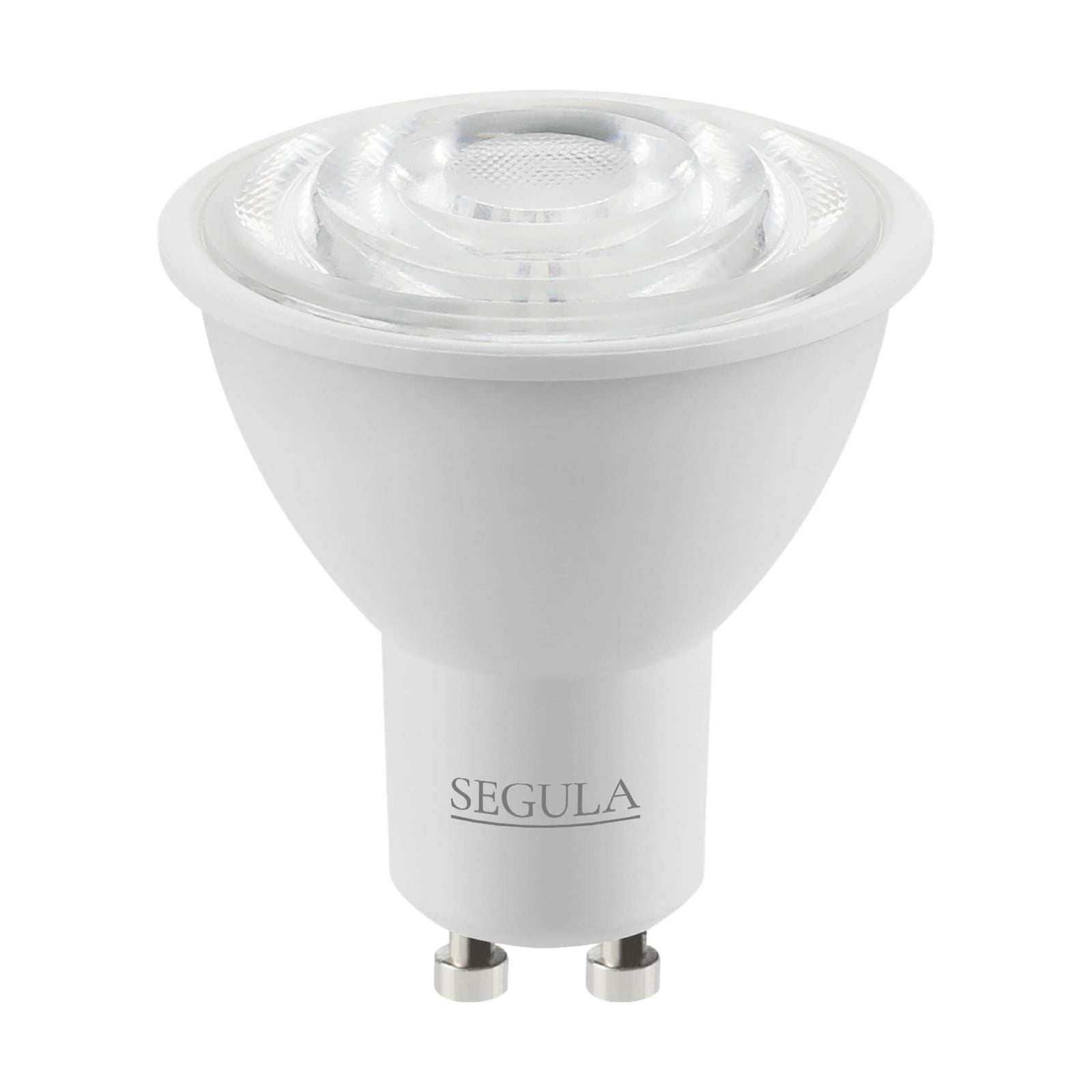 LED reflektor GU10 6W 2700K dimbar 10° Ra90 hvit - SEGULA forfra
