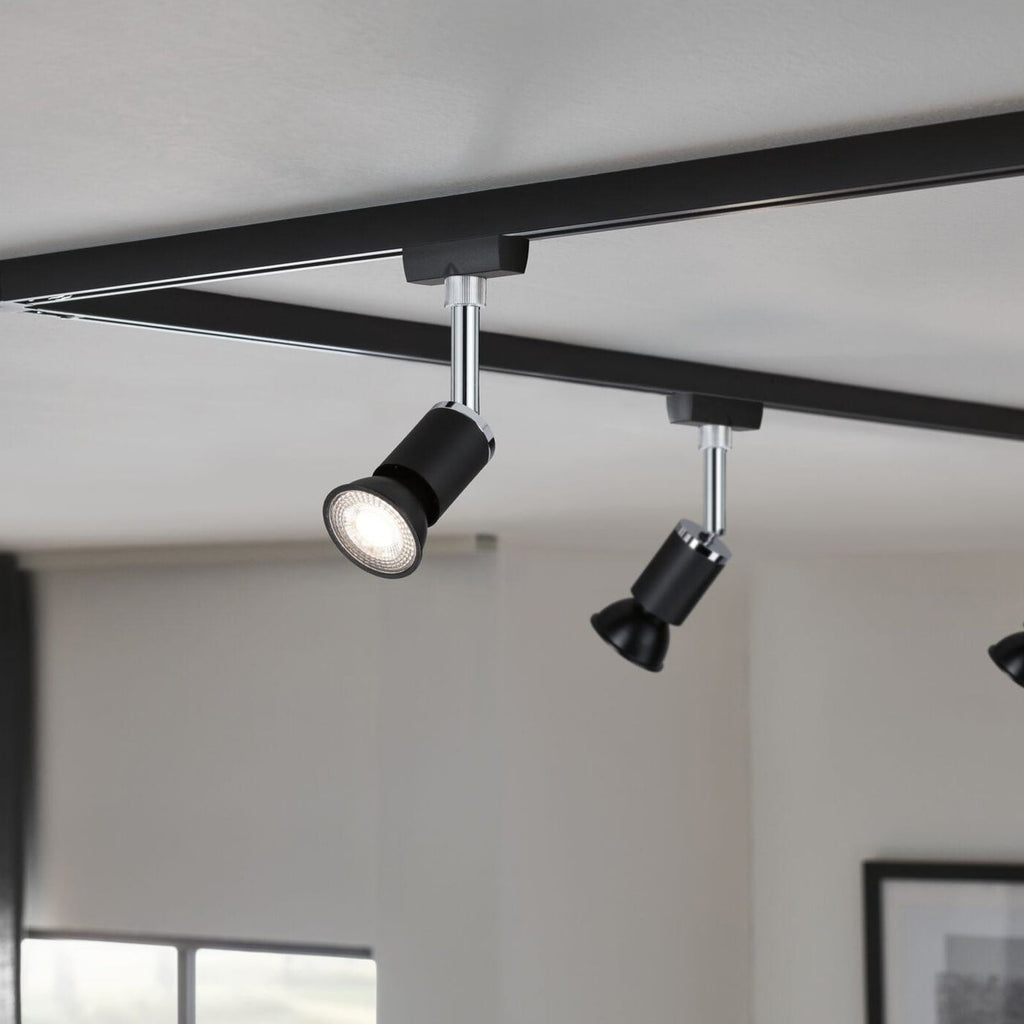 LED reflektor GU10 8W 2700K 750lm dimbar 36° svart - Paulmann bakside