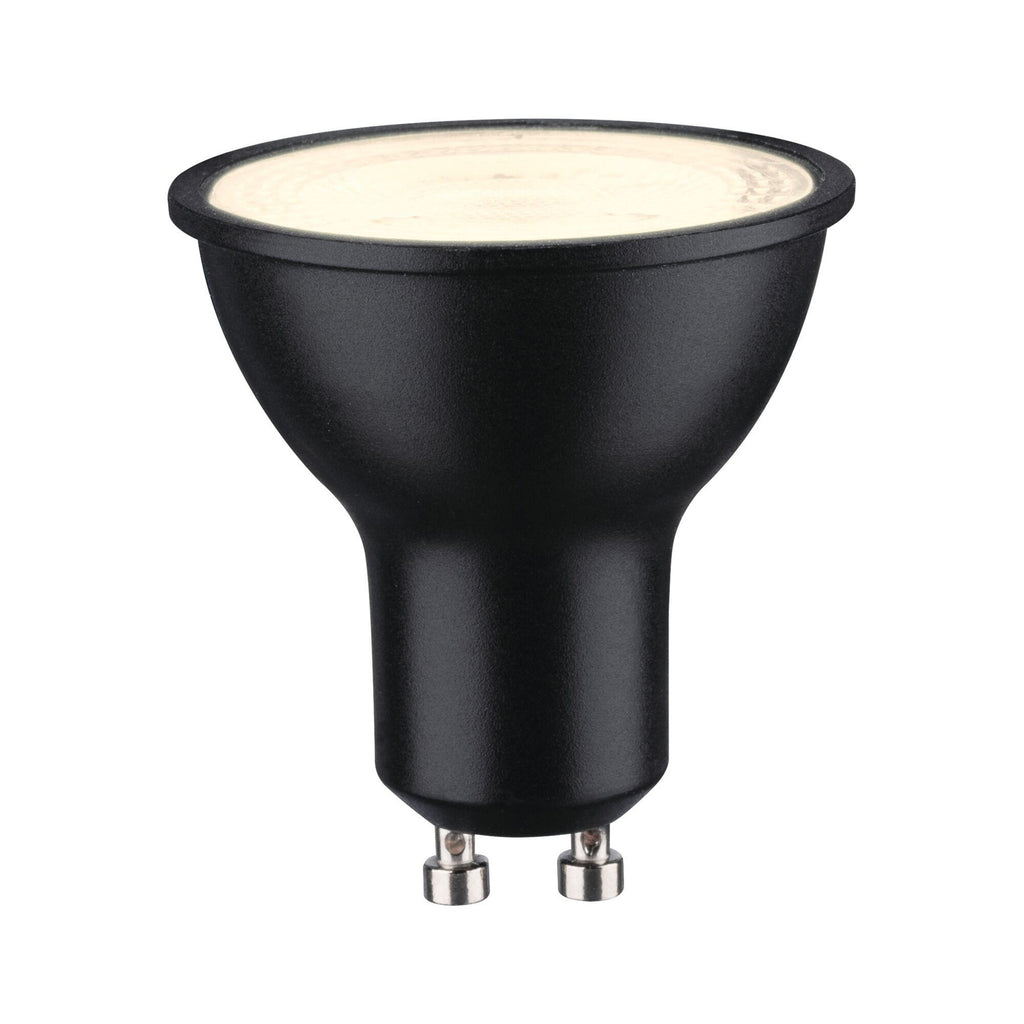 LED reflektor GU10 8W 2700K 750lm dimbar 36° svart - Paulmann detalj