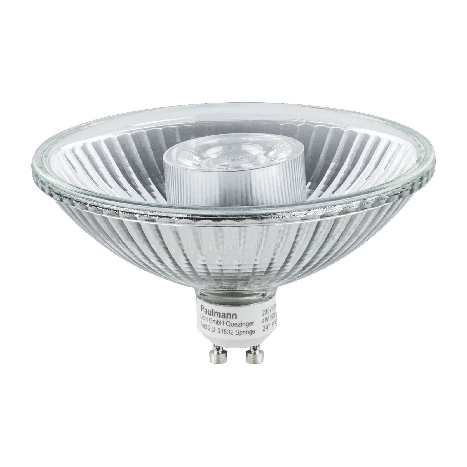 LED-reflektor GU10 QPAR111 6,5W 2700K dimbar Paulmann forfra