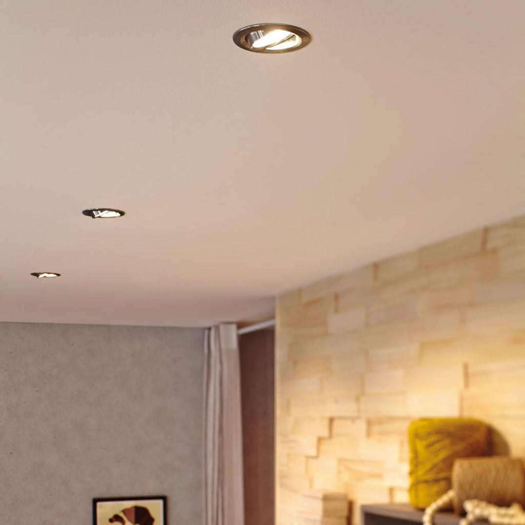 LED-reflektorpære GU10 6,5W 2700K 38° 3-pakning Paulmann bakside