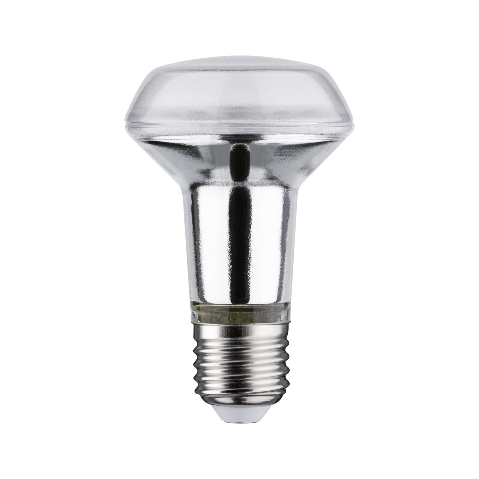 LED reflektorpære E27 5W 470lm 4000K 36° sølv - Paulmann forfra