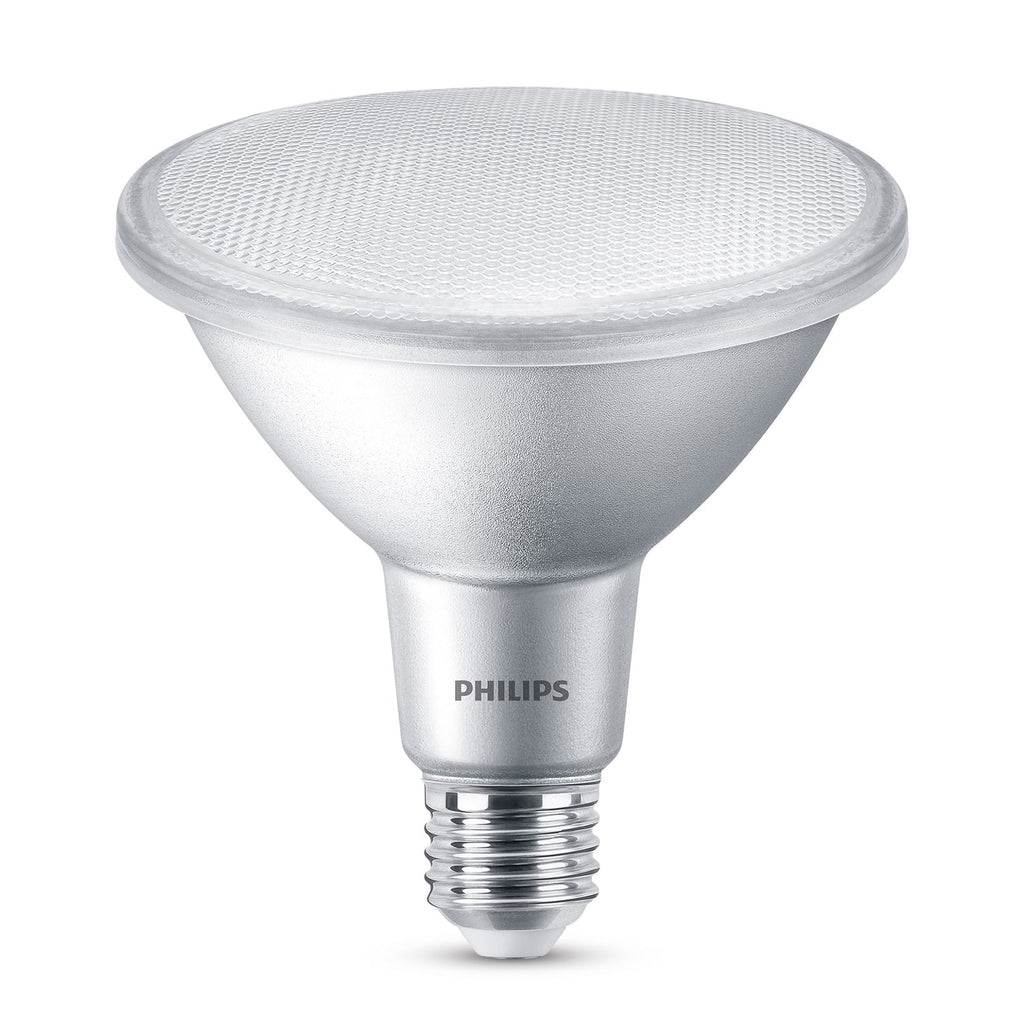 LED reflektorpære E27 PAR38 13W 2700K dimbar 1000lm - Philips forfra