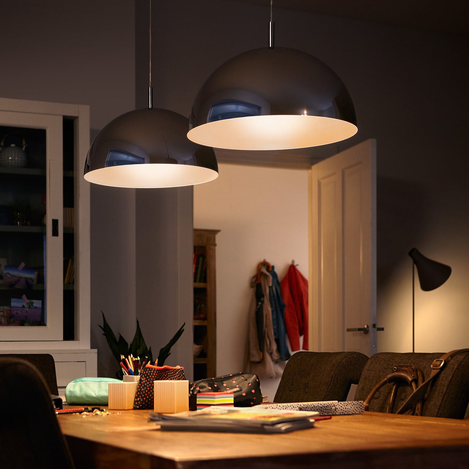 LED reflektorpære E27 PAR38 13W 2700K dimbar 1000lm - Philips bakside