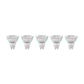 LED reflektorpære GU10 2,5W 2700K 450lm 5-pakning - Arcchio forfra