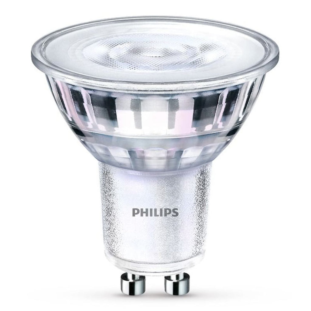 LED reflektorpære GU10 2,6W dimbar WarmGlow 2700K - Philips forfra