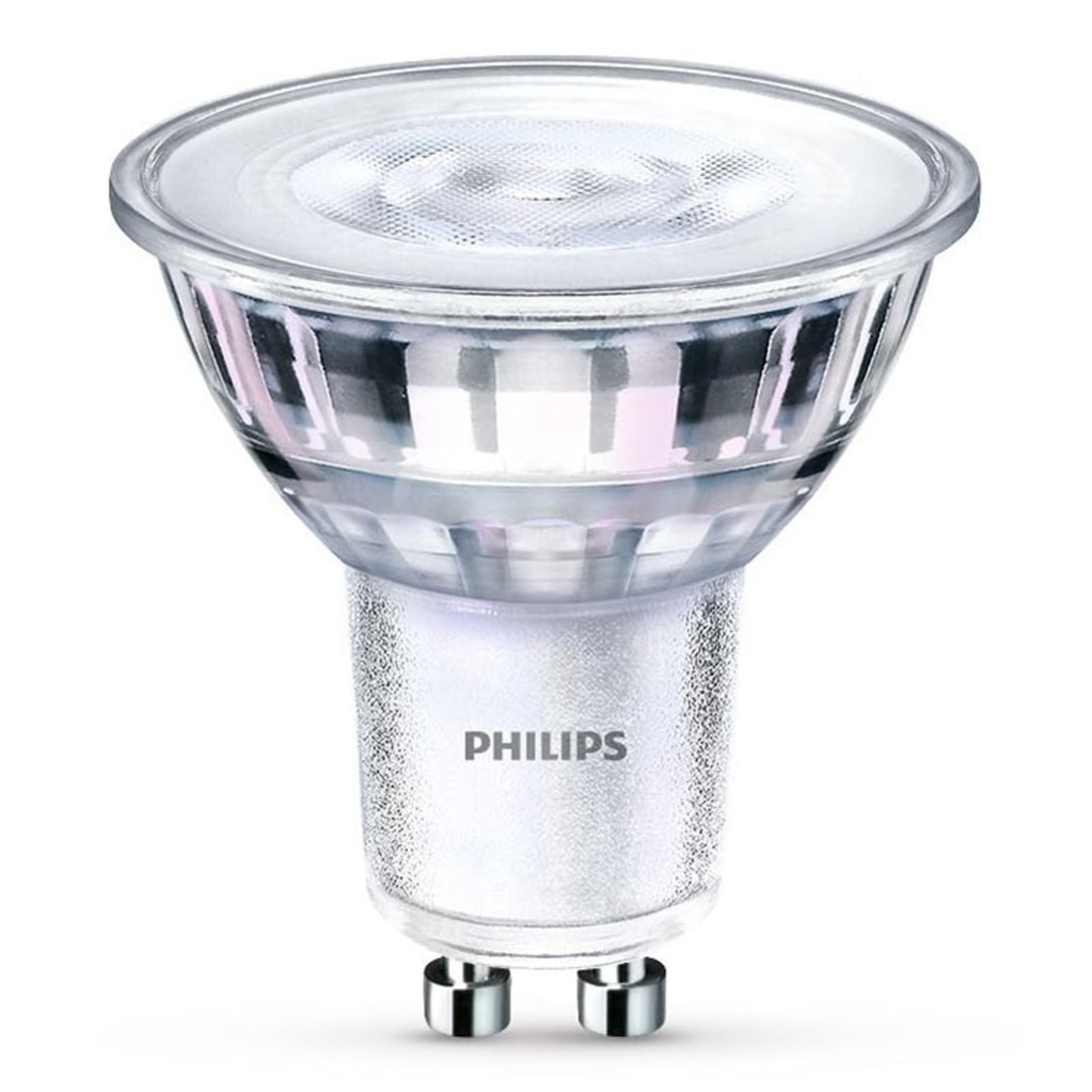 LED reflektorpære GU10 2,6W dimbar WarmGlow 2700K - Philips forfra