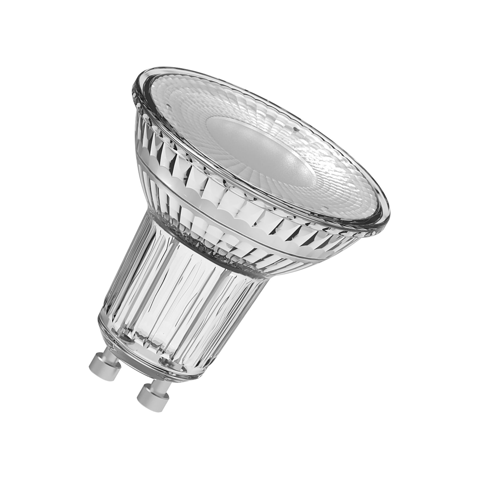 LED reflektorpære GU10 4,3W 2700K 36° klar OSRAM forfra