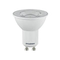 LED-reflektorpære GU10 4,2W 3000K 345lm 36° klar - Sylvania forfra