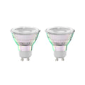 LED reflektorpære GU10 4,7W 2700K 850 lm glass 2-pk - Arcchio forfra