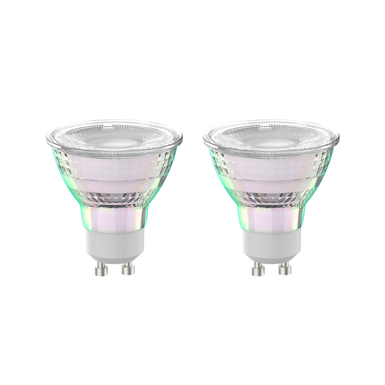 LED reflektorpære GU10 4,7W 2700K 850 lm glass 2-pk - Arcchio forfra