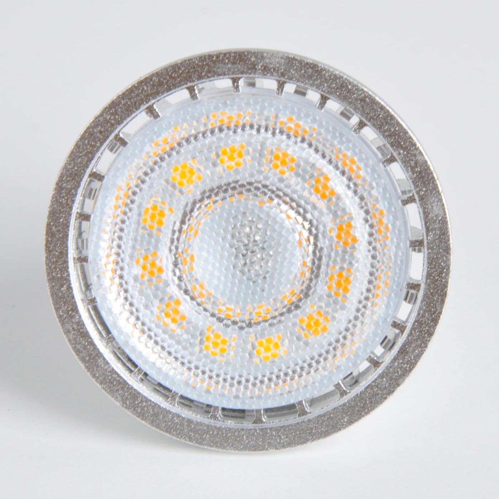 LED reflektorpære GU10 5W 3000K 420lm 55° klar 10-pakning - Lindby detalj
