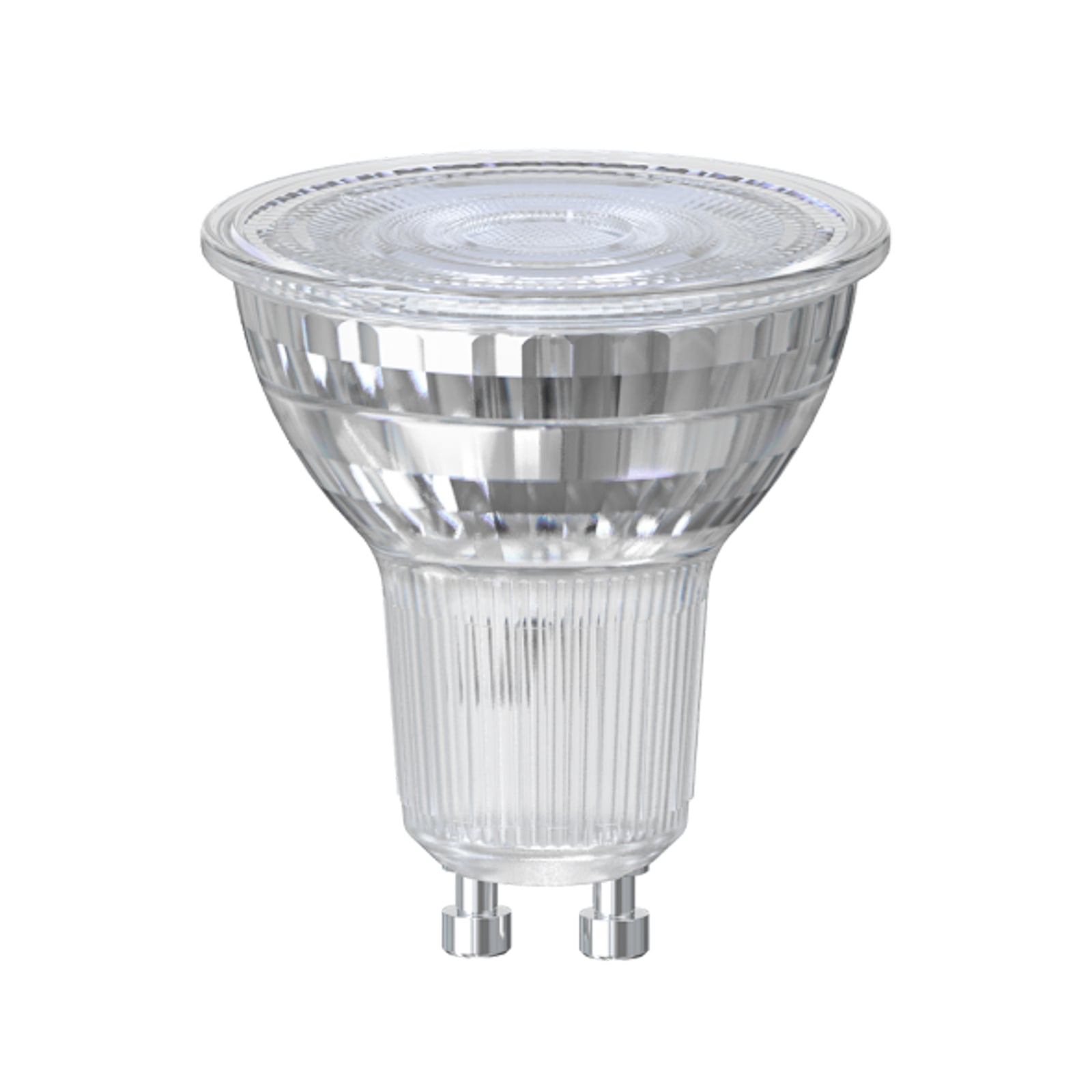 LED-reflektorpære GU10 6,5W 2700K dimbar 36° CRI90 klar - Radium forfra