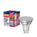 LED-reflektorpære GU10 6,9W 6500K 620lm 120° klar fra OSRAM forfra