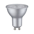 LED reflektorpære GU10 7W 460lm 2700K dimbar krom forfra